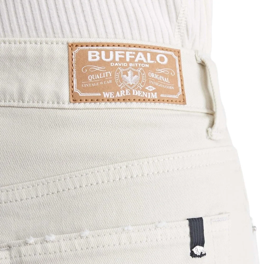 ⛵️Buffalo David Bitton Goldie High rise relaxed denim sandshell Shorts w30 NWT